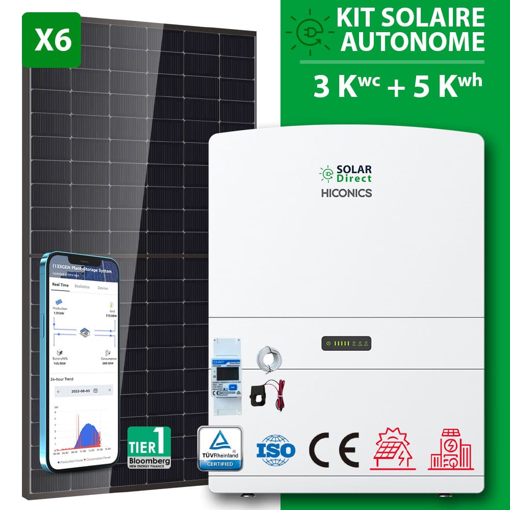 Kit Solaire Hiconics 10 Kwc (Hors pose) | Solardirect