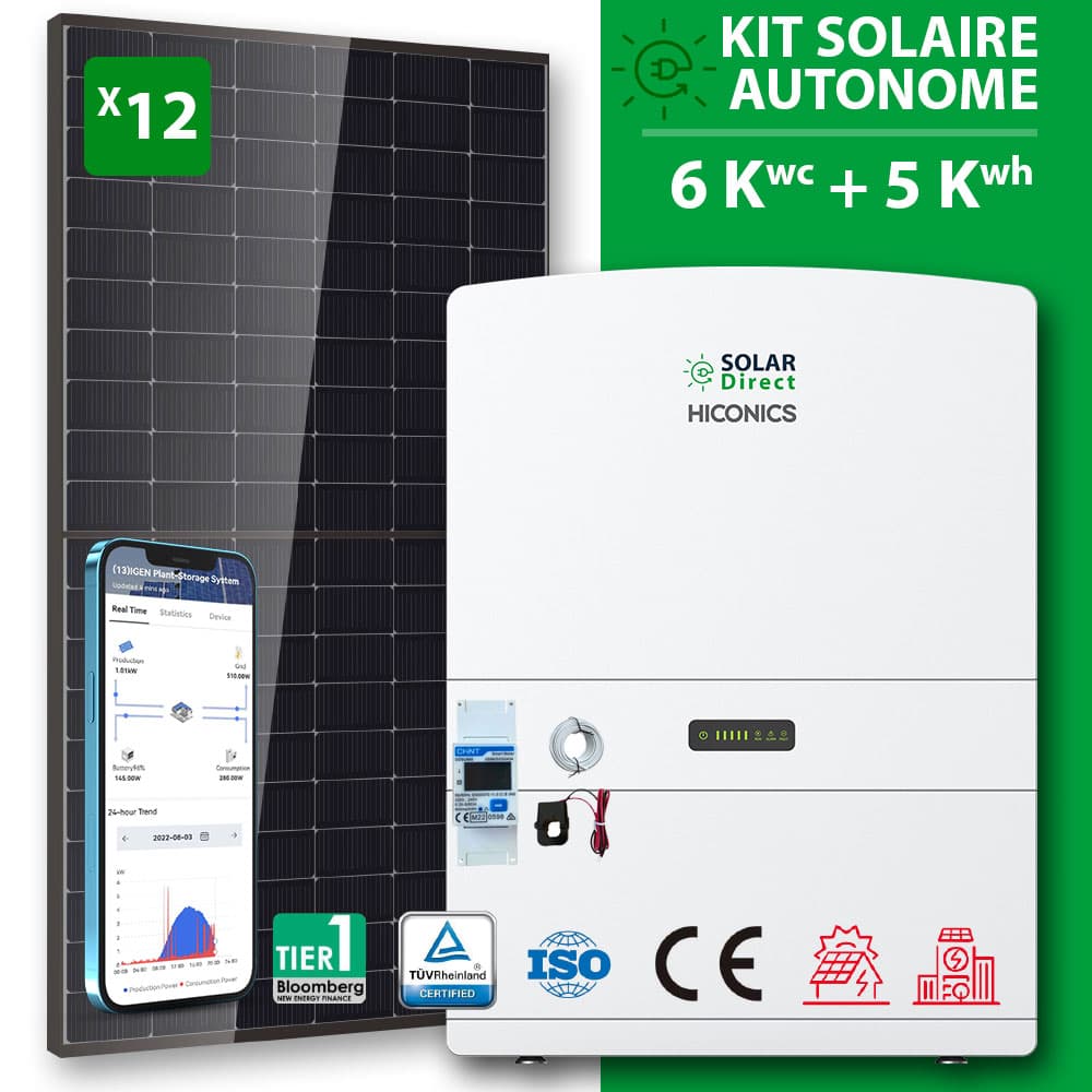 Kit solaire Tout en Un Solar Direct Groupe SD3800